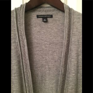 Banana Republic chain trim cardigan